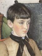 Joseph E.Southall Portrait of Isabella Harlock oil painting artist